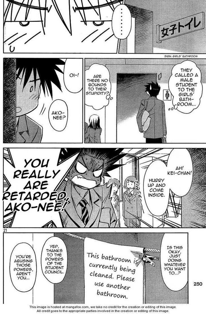 Kiss x Sis Chapter 25 page 20