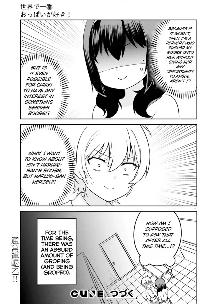 Sekai de Ichiban Oppai ga Suki! Chapter 31 page 10