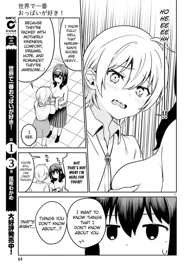 Sekai de Ichiban Oppai ga Suki! Chapter 31 page 4