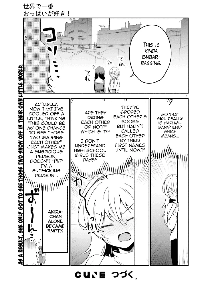 Sekai de Ichiban Oppai ga Suki! Chapter 42 page 10