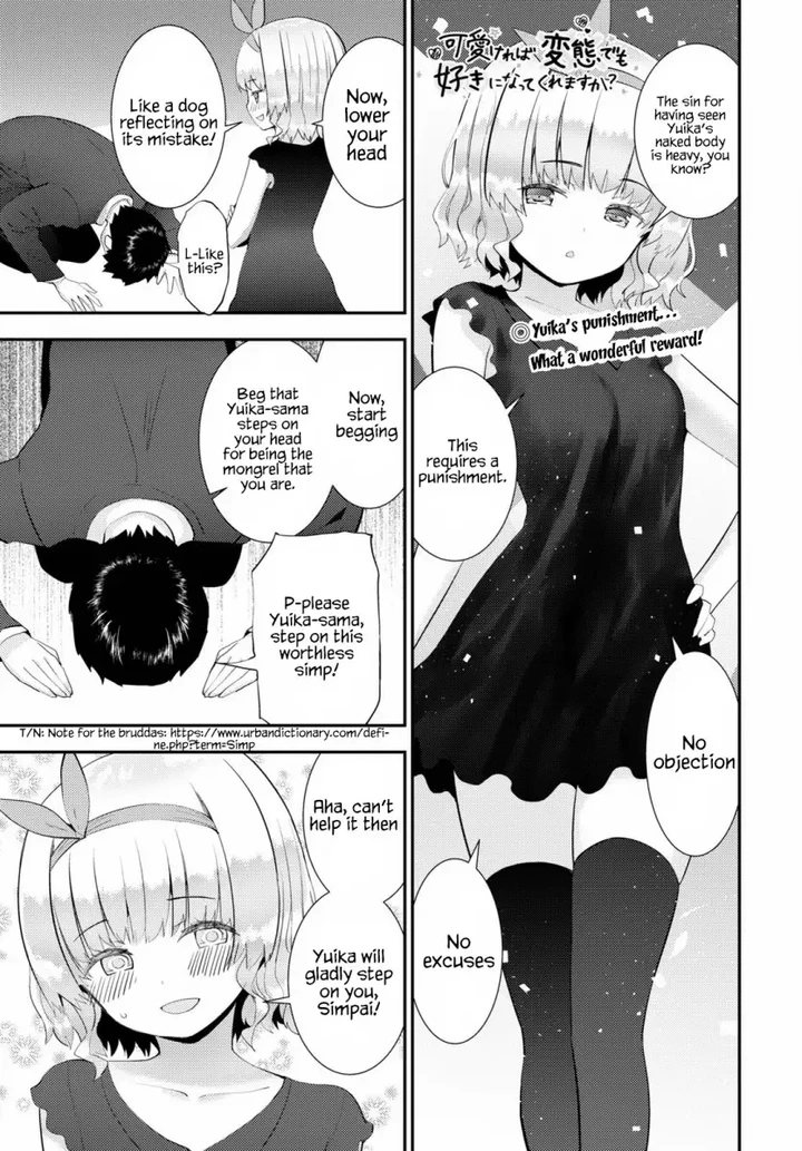 Kawaikereba Hentai demo Suki ni Natte Kuremasu ka? Chapter 28 page 0