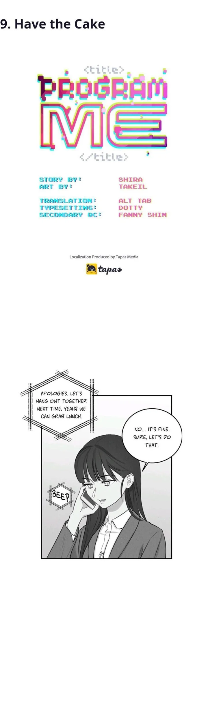 Program Me Chapter 9 page 0