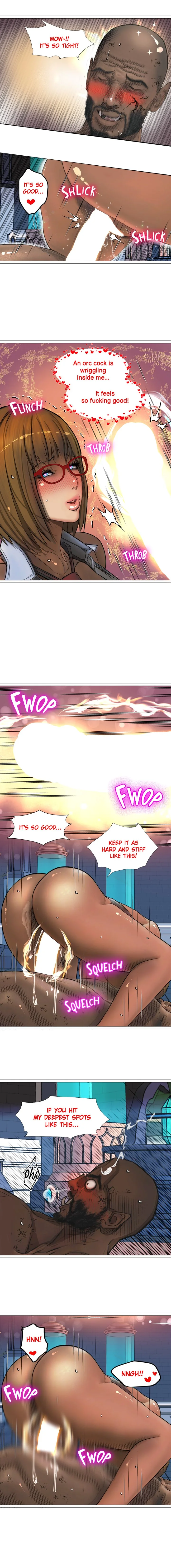 The DARK ELF QUEEN and the SLAVE ORC Chapter 16 page 9